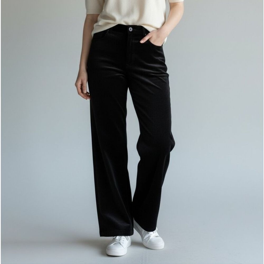 Guess Velvet Classic Black Pants